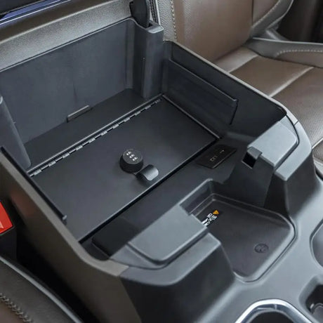 Tuffy Console Safe W/ Combo Lock For Chevrolet Silverado W/ Wireless Charging Pad Console - Tuffy Products