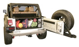 Tuffy Jk Unlimited Tailgate Enclosure- Black For 2011+ - Tuffy Products