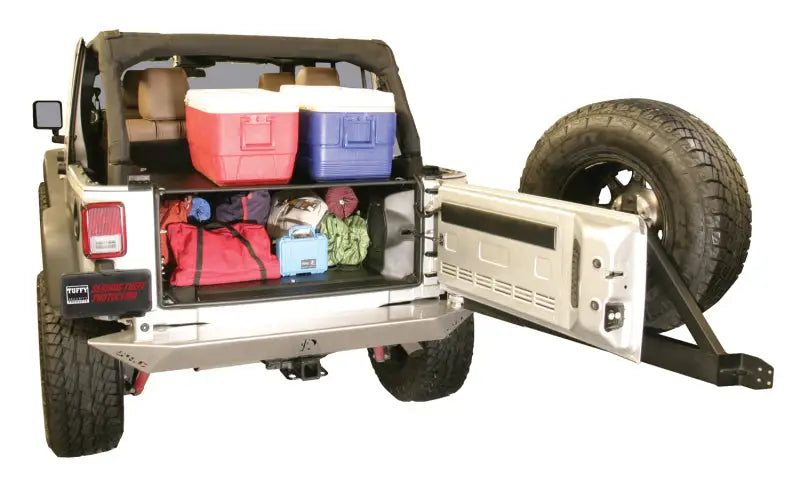Tuffy Jk Unlimited Tailgate Enclosure- Black For 2011+ - Tuffy Products