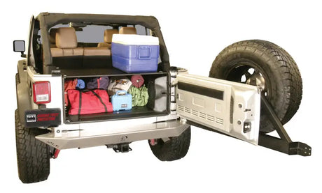 Tuffy Jk Unlimited Tailgate Enclosure- Black For 2011+ - Tuffy Products