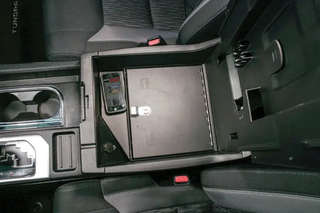 Tuffy Console Safe W/ Keyed Lock For Toyota Tundra W/ Flow Thru Console - Tuffy Products