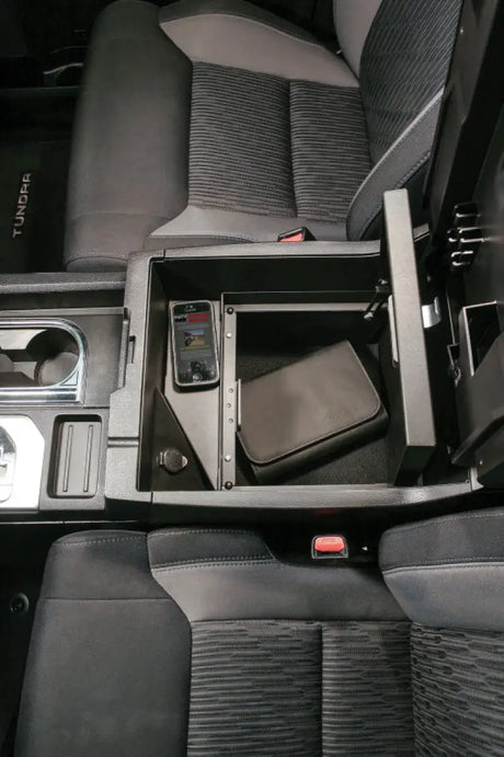Tuffy Console Safe W/ Keyed Lock For Toyota Tundra W/ Flow Thru Console - Tuffy Products