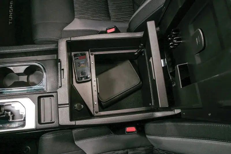 Tuffy Console Safe W/ Keyed Lock For Toyota Tundra W/ Flow Thru Console - Tuffy Products