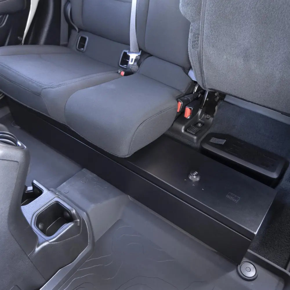 Tuffy SEC Durable Texture Powder Coat Finish Under Seat Storage Unit 387-01-A - Underseat Lockbox Combo Lock