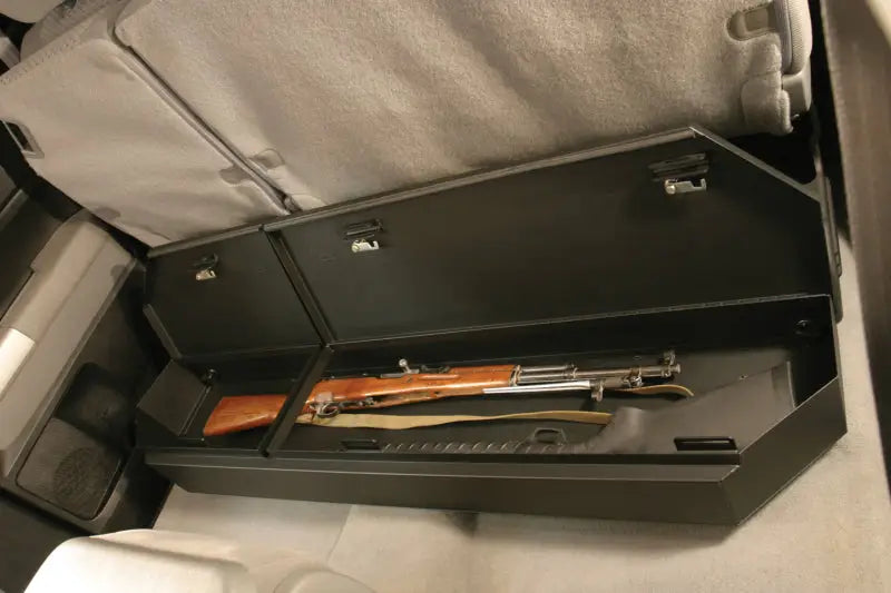 Tuffy 07-21 Toyota Tundra Double Cab Underseat Lockbox W/ Keyed Lock - Tuffy Products