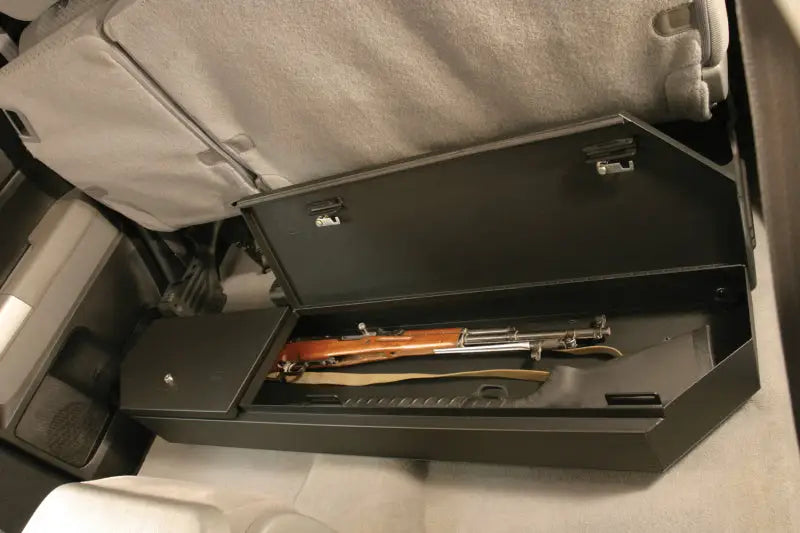 Tuffy 07-21 Toyota Tundra Double Cab Underseat Lockbox W/ Keyed Lock - Tuffy Products