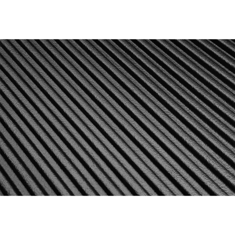 Close-up view of the black High-Density Polyethylene Trailfx Bedliner, specifically designed for 5'5" Tundra truck beds, showcasing its durable, scratch-resistant ribbed design, Truck & Automotive, Truck Bed Accessories, AVADA - Best Sellers, Must Haves
