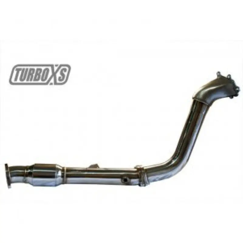 Shiny metal exhaust pipe for WRX STI and Forester XT Catted Stealth exhaust system