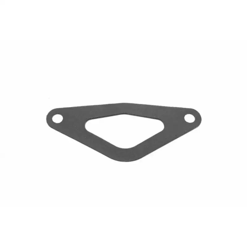 Dark gray metal gasket with triangular cutout for Turbo XS 15-21 Subaru STI intercooler rubber coated metal part