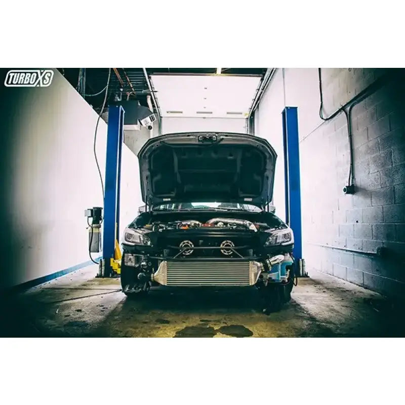 Turbo XS FMIC 2015-2017 Subaru STi - Wrinkle Red Pipes 