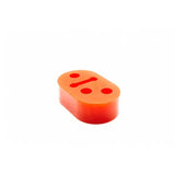 Orange rubber exhaust hanger for Turbo XS Universal 12mm Two Position Polyurethane exhaust system