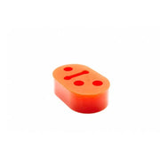 Orange rubber exhaust hanger for Turbo XS Universal 12mm Two Position Polyurethane exhaust system