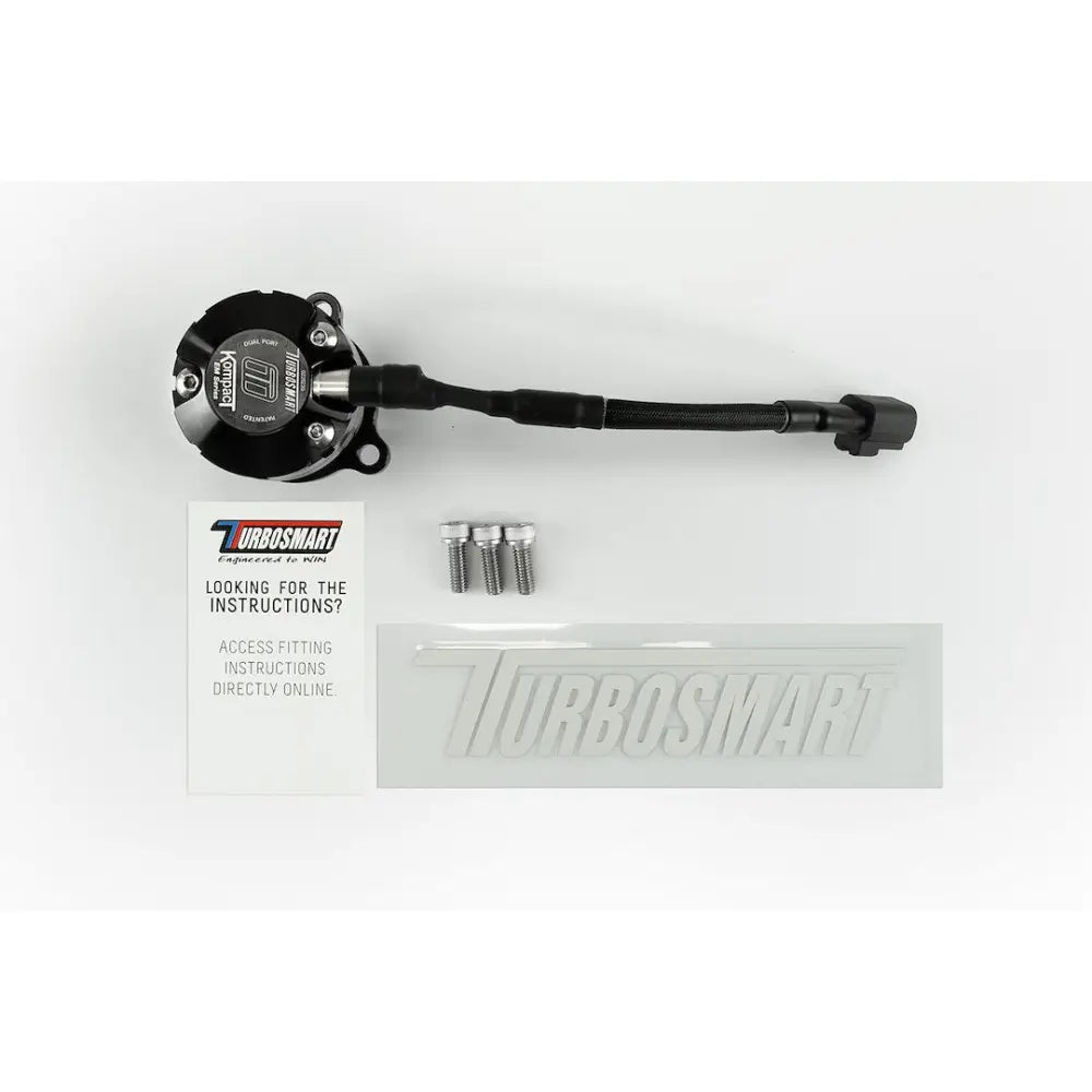 Turbosmart Patented Integrated Pressure Control Turbocharger Blow Off Valve TS-0223-1068 - Bov Kompact EM Dual Port VR2…