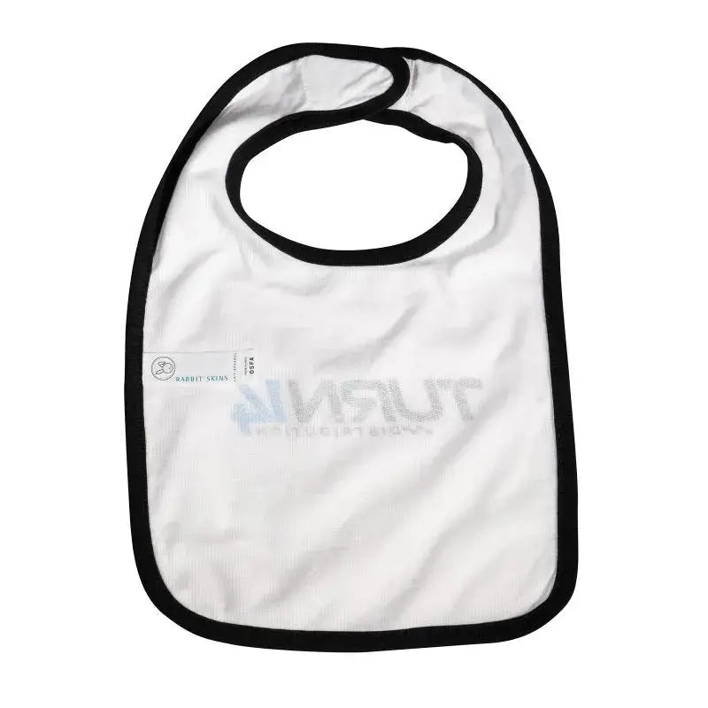 Turn 14 Distribution Baby Bib - White - Apparel