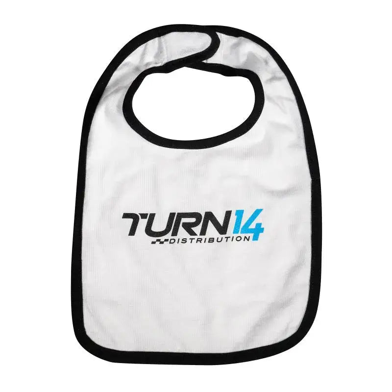 Turn 14 Distribution Baby Bib - White - Apparel