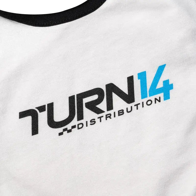 Turn 14 Distribution Baby Bib - White - Apparel