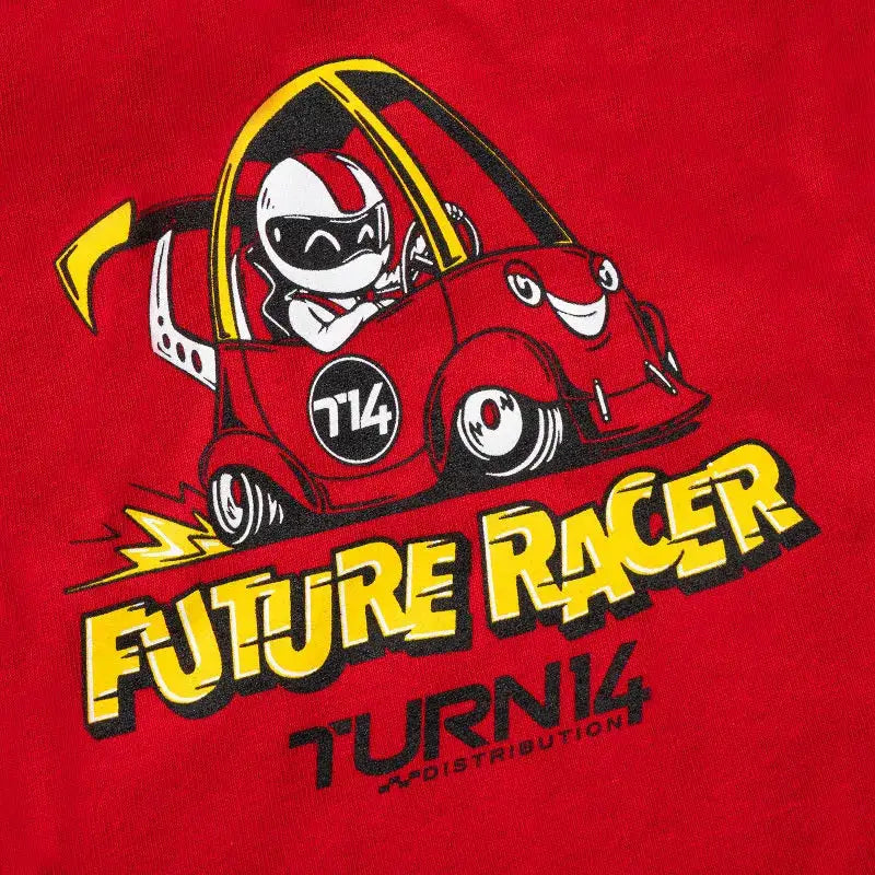 Turn 14 Distribution Baby Future Racer Tshirt - Red - Apparel