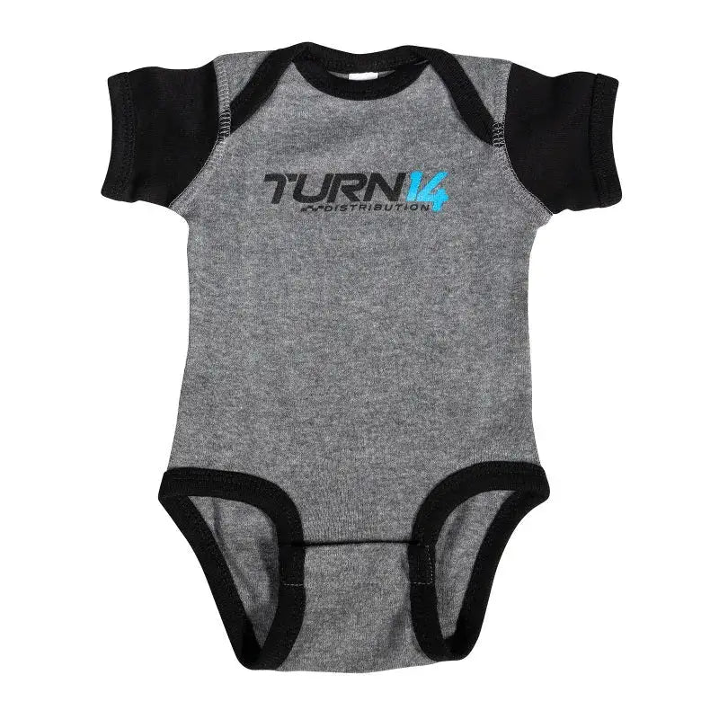 Turn 14 Distribution Baby Onesie - Grey - Apparel