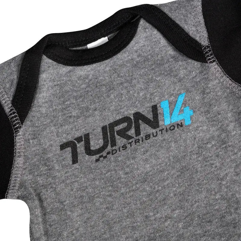 Turn 14 Distribution Baby Onesie - Grey - Apparel