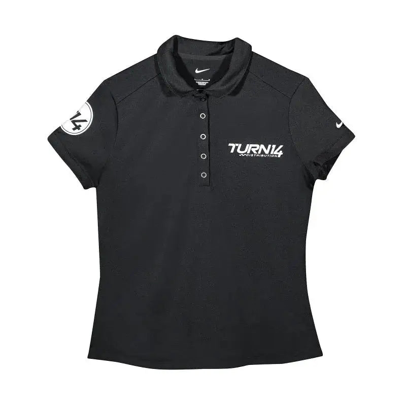 Turn 14 Distribution Womens Black Dri-FIT Polo - Large (T14 Staff Purchase Only) - Apparel