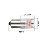 Turn Signal Light Bulb - LED 1156 Philips 3020 High Power LED; Red; 600 Lumens; 9 To 18 Volt DC; Set Of 2 - RV and Auto Parts