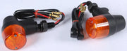 Turn Signal Style 3 Black W/Amber Lens - Powersports