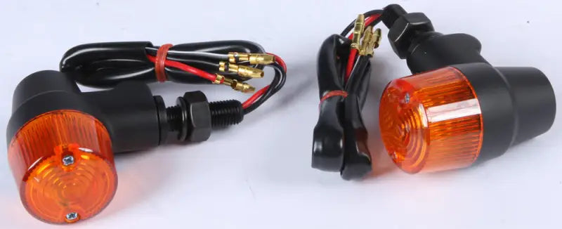 Turn Signal Style 3 Black W/Amber Lens - Powersports