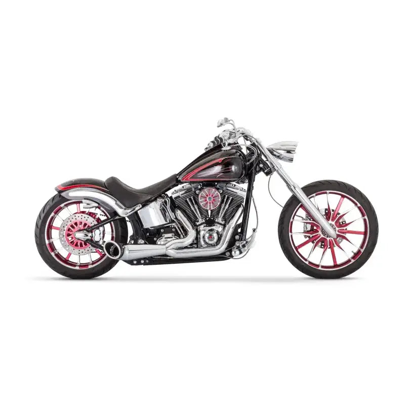 FREEDOM Turnout 2 1 Chrome W/Chrome Tip `86 17 Softail for Powersports