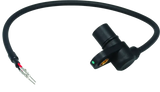 Black twin power crank position sensor with wire for Dyna Harley models 04-05