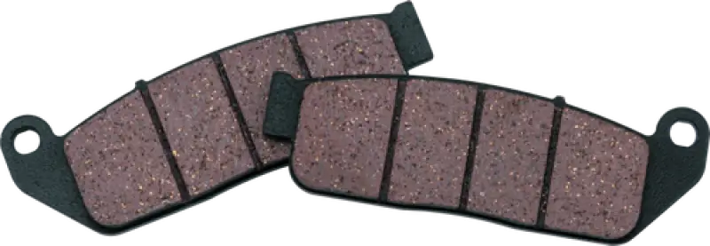 Two organic brake pads for Twin Power Indian Chief Bomber Dark Horse front brakes