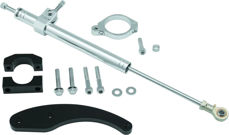 Twin Power 14-17 FLH FLT Satin Steering Damper Kit - TwinPower