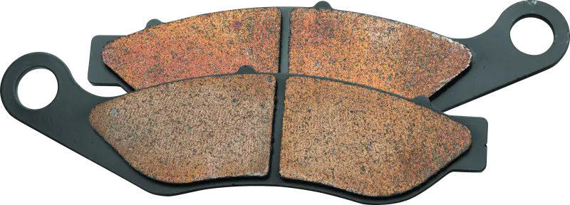 Four organic brake pads with mounting hardware for Twin Power 14-UP Trike Models