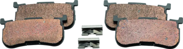 Twin Power 14 Up Trike Models Sintered Brake Pads Replaces H-D 41300033 Rear - 597028 - Brakes Rotors &