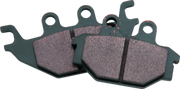 Green brake pads for Indian Scout, Twin Power sintered brake pads rear set