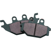 Green brake pads for Indian Scout, Twin Power sintered brake pads rear set