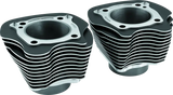 Twin Power 17-Up M8 Black 4.25 Inch Big Bore Cylinders Pair - 486959 - Engine Components