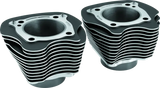 Twin Power 17-Up M8 Black 4.25 Inch Big Bore Cylinders Pair - 486959 - Engine Components