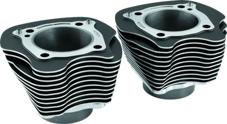 Twin Power 17-Up M8 Black 4.25 Inch Big Bore Cylinders Pair - 486959 - Engine Components