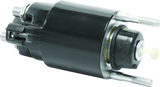 Black cylindrical starter solenoid with threaded terminals for Twin Power 17-Up M8 models