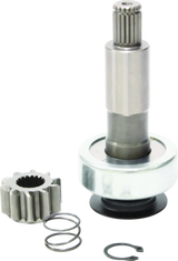 Metal shaft with gears and spring for Twin Power 17-Up M8 Models Starter Solenoid