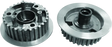 Twin Power clutch hub with two silver metal clutch baskets for Softail models