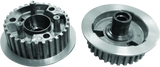 Twin Power clutch hub with two silver metal clutch baskets for Softail models