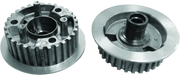 Twin Power clutch hub with two silver metal clutch baskets for Softail models