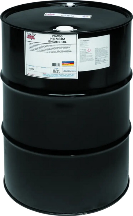 Twin Power 20W50 Premium Oil 55 Gallon Drum - 532352 - Oils & Filters