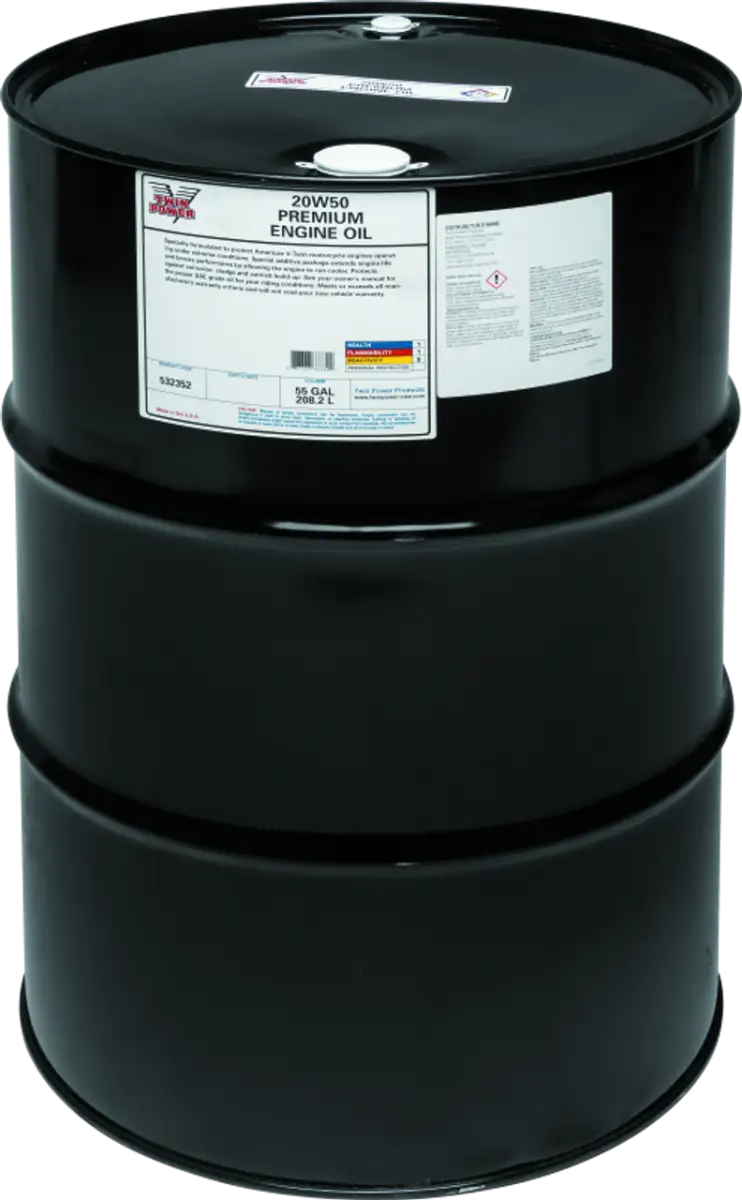 Twin Power 20W50 Premium Oil 55 Gallon Drum - 532352 - Oils & Filters