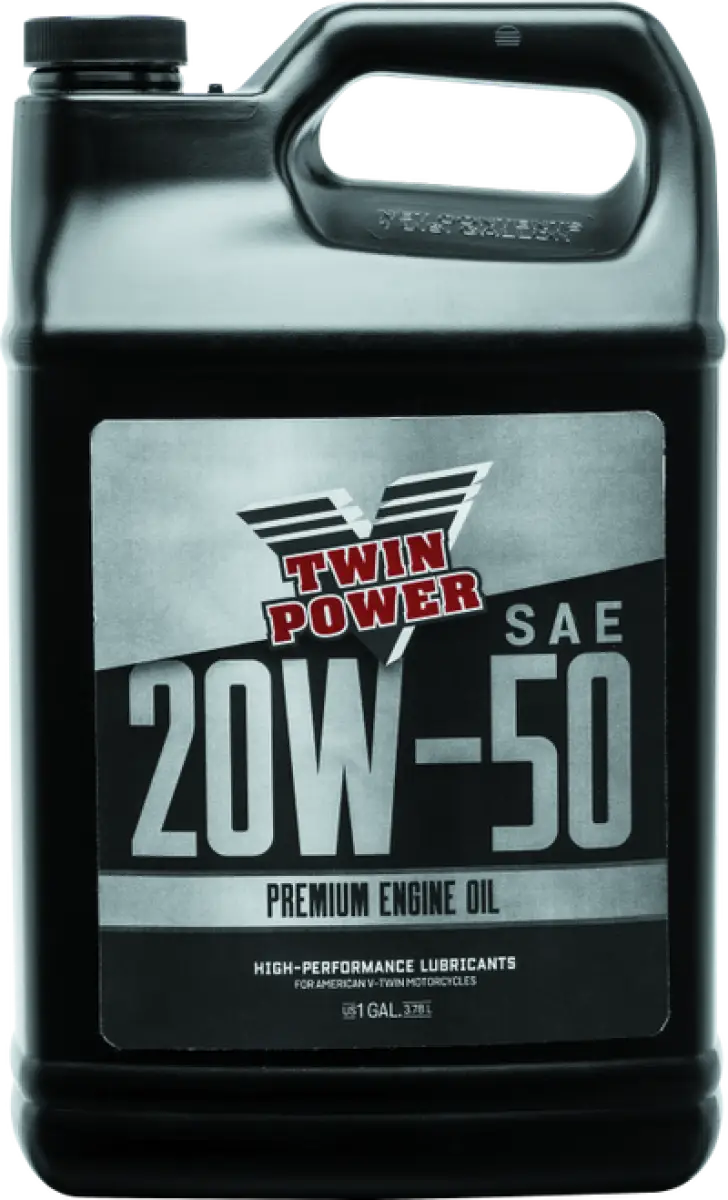 Black Jug of Twin Power 20W50 Premium Oil Gallon for Engine Lubrication