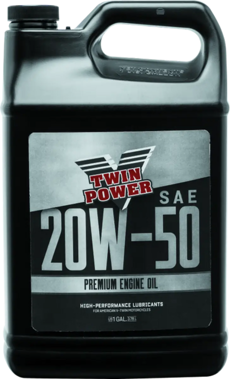 Black Jug of Twin Power 20W50 Premium Oil Gallon for Engine Lubrication