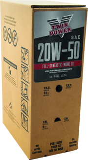 Twin Power 20W50 Synthetic Oil 6 Gallon Bag In Box - 539027 - Oils & Filters
