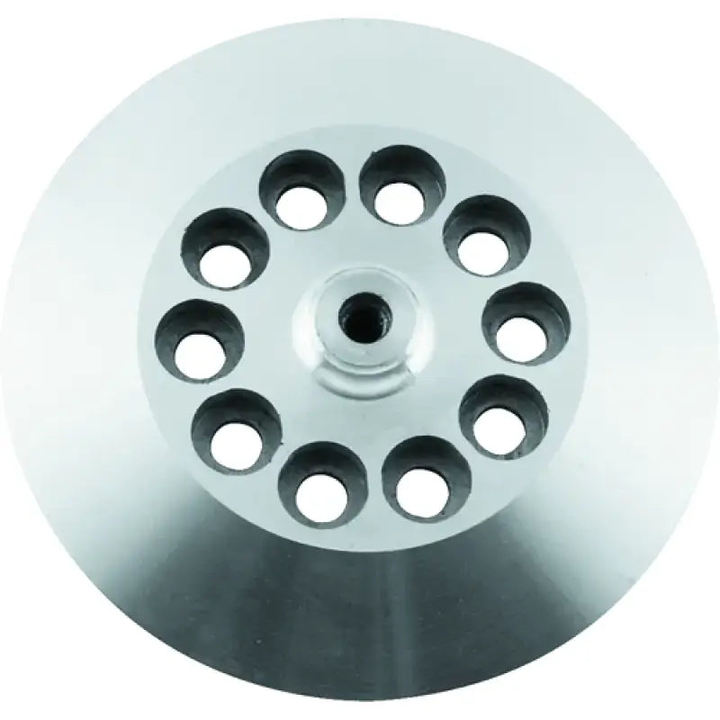 Silver centrifuge rotor with multiple tube slots for big twin aluminum clutch releasing disc