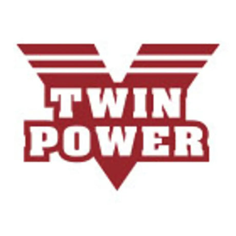 Red Twin Power logo on Evo Big Twin tappet guide H-D 18633-48D replacement